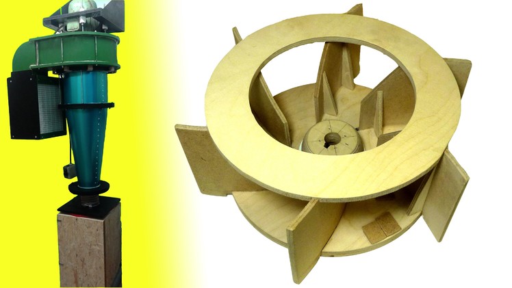Homemade dust collector upgrades (Part 1): New impeller