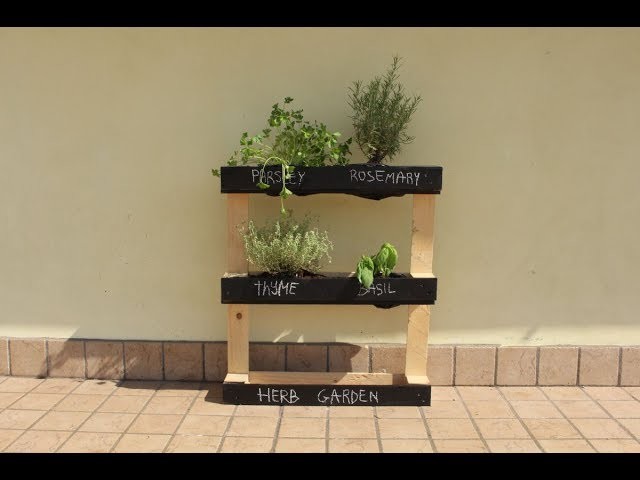 How To Build A Pallet Herb Garden