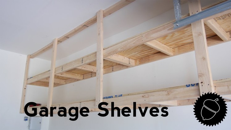 How to Build Garage Shelves | The Best Way!!