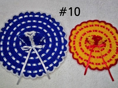 How to Crochet Beautiful dress of 2 and 5 no. Ladoo Gopal. Kanha Ji #10