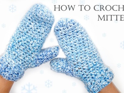 How To Crochet Easy Mittens