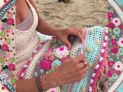 How to crochet face fixed borders for your wrap, shawl or stola? - Adinda's World®