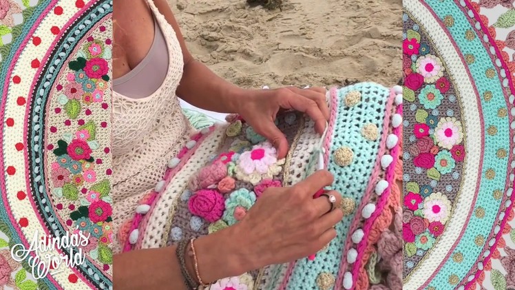 How to crochet face fixed borders for your wrap, shawl or stola? - Adinda's World®