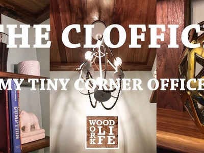 How To Make a Closet Office [Cloffice] Converting a Closet Into an Office - Wood Work LIFE Builds