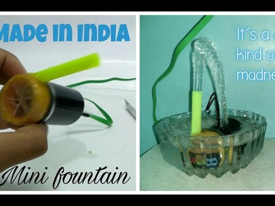 How to make a  water pump for fountain