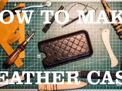 How to make leather case for smartphone - perfect fit!