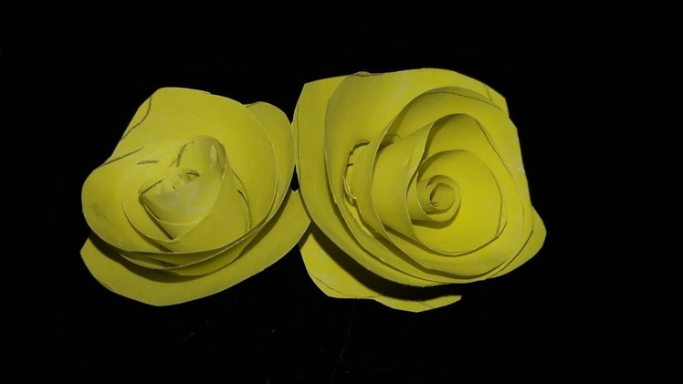 How to Make Paper Flower In 2 Minutes