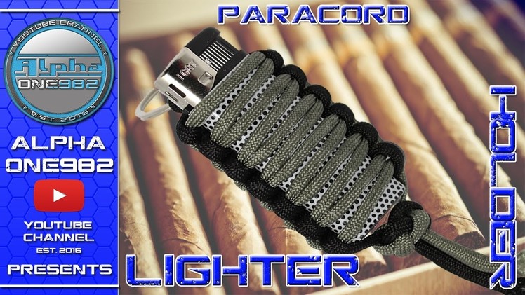 How to make Paracord Lighter holder - fast and easy