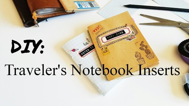 How To: Making Traveler's Notebook Inserts