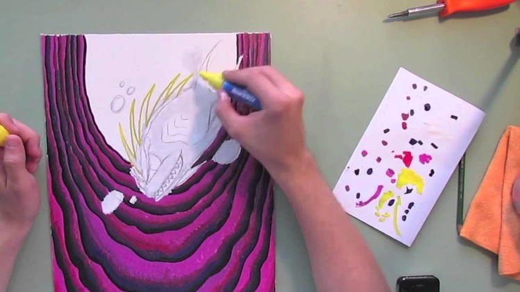 How To Paint On Canvas With BoardStix Paint Pens