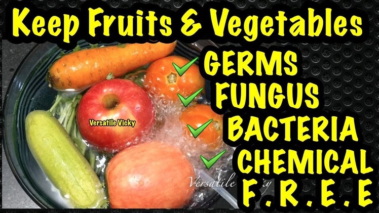 How To Remove Chemicals From Fruits & Vegetables | Fruit & Vegetable Purifier Demo Test Review