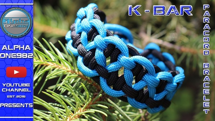 How To Tie a Paracord Bracelet KBK  - BAR without buckle