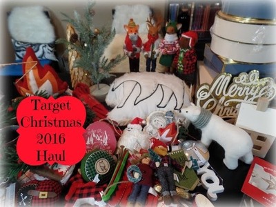 Huge Target Christmas 2016 Haul- Home Decor, Ornaments, & More