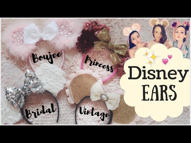 Make MINNIE MOUSE Ears With Us! Vintage, Boujee, Bridal, Halloween & MORE!