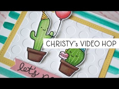 Masking cacti with the MISTI {Christy's 10k subs Video Hop}