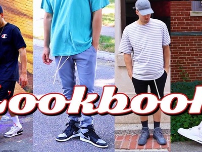 MEN'S FASHION LOOKBOOK! ADIDAS YEEZY - AIR JORDAN - CHAMPION - MITCHELL & NESS - SNEAKERHEAD OUTFITS