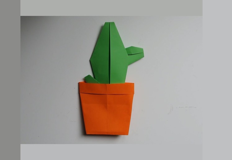 Origami Cactus Intructions. (Full HD)