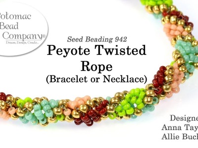 Peyote Twisted Rope (Tutorial)