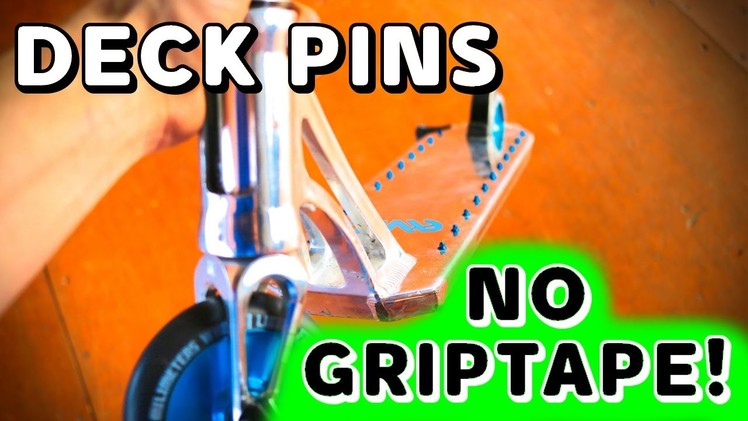 Scooter Hack Series- Deck Pins | Episode 2