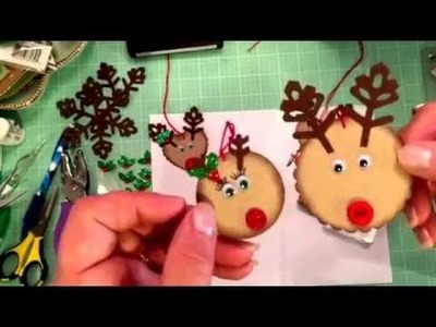 Some sweet reindeer tags inspired by Debbie Hughes