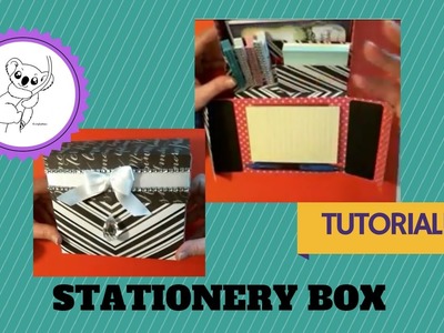 Stationery box. Caddie Box TUTORIAL