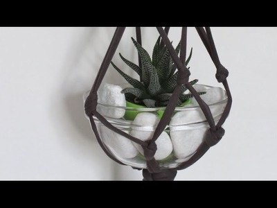 Upcycle A T-Shirt Into A Hanging Planter