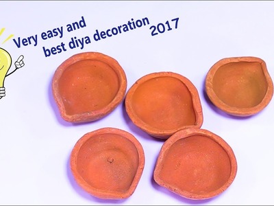 Very easy unique diya decoration at home | Decoration for diwali | Artkala 320
