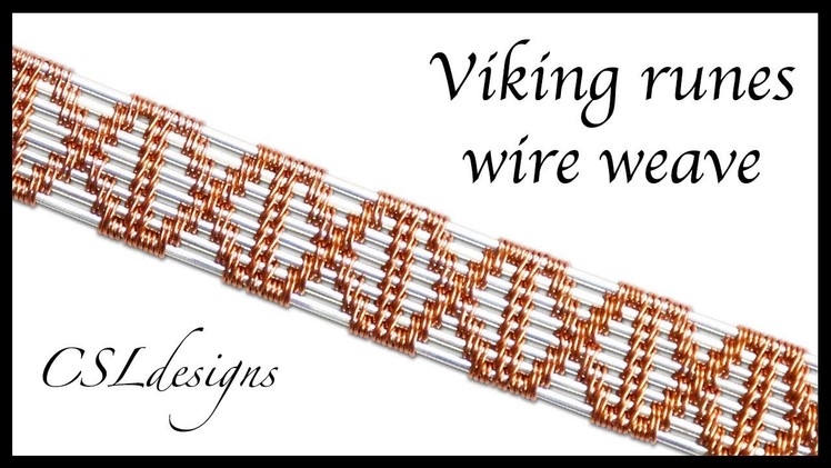 Viking runes wire weave ⎮ Wire weaving series