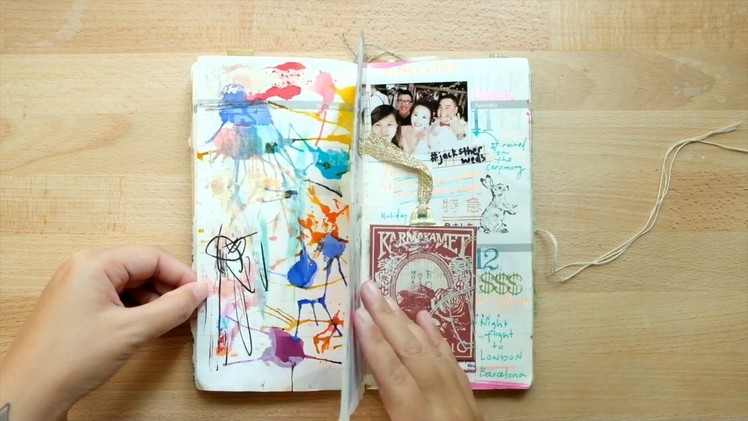 Weekly Journal Flip Through 01 | Midori Travelers Notebook