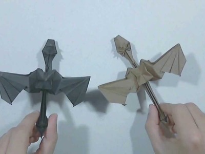 #33 Origami Dragon Crane (Tsuru) by Заяц Зайчище ( part 2 of 2 ) - Yakomoga Origami tutorial