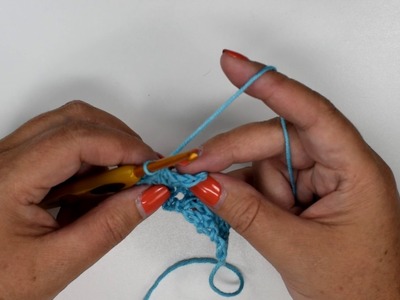 Alternative to Crocheting in top of ch 3 left handed