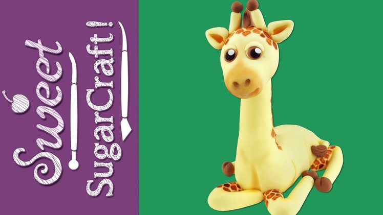 Baby Giraffe Cake Topper Tutorial (by SweetSugarCraft)