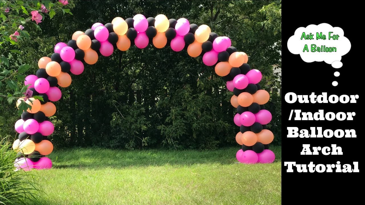 Balloon Arch Decoration Step By Step Tutorial