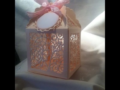 Birdcage Favour Box by Sizzix Designed by David Tutera - Constructing Tutorial