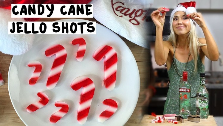 Candy Cane Jello Shots - Tipsy Bartender