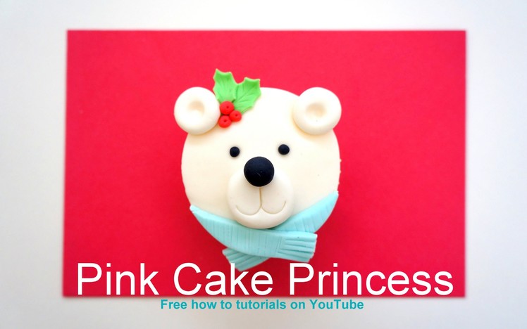 Christmas cupcakes - How-to Make a Polar Bear Cupcake