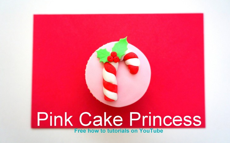 Christmas Cupcakes - How-to Make a Christmas Candy Cane Cupcake