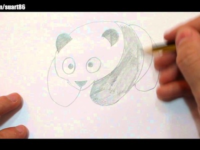 Como dibujar un oso panda