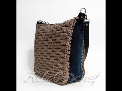 Crochet Bag with Almond Stitch