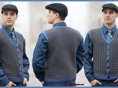 Crochet Tutorial: Sharp Dressed Man Vest