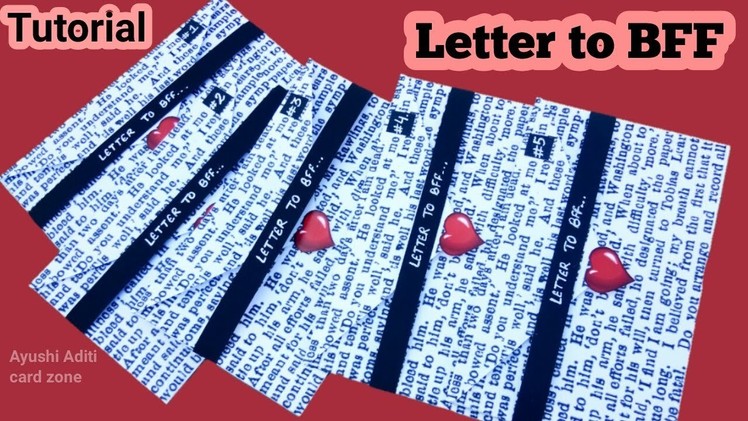 Cute handmade gift - Diy letters | Diy scrapbook |