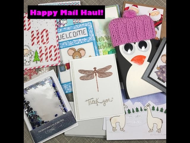 December 2016 Happy Mail Haul! | Cards from YOU! | Studio Katia Haul