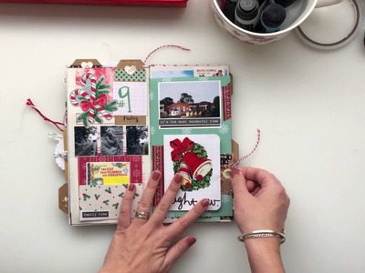 December Daily Flip Through Days 6-10 - Traveler's Notebook