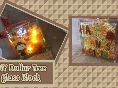 DIY Dollar Tree Glass Block