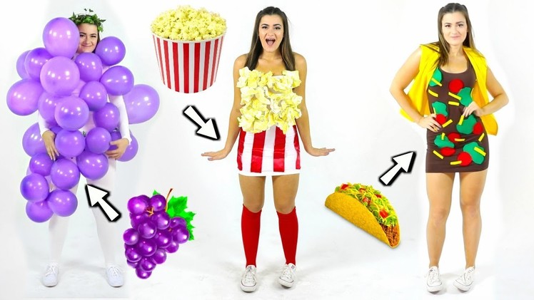 DIY Food Costumes! Last-Minute Halloween Costume Ideas!