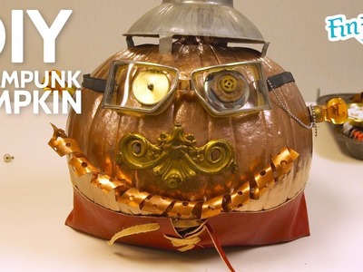 DIY Steampunk Pumpkin Inspired by Iron Mermaiden Mermaid Tail| Fin Fun