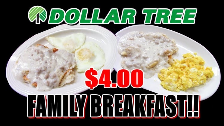 Dollar Tree $4.00 BIG BREAKFAST! - WHAT ARE WE EATING?? - The Wolfe Pit