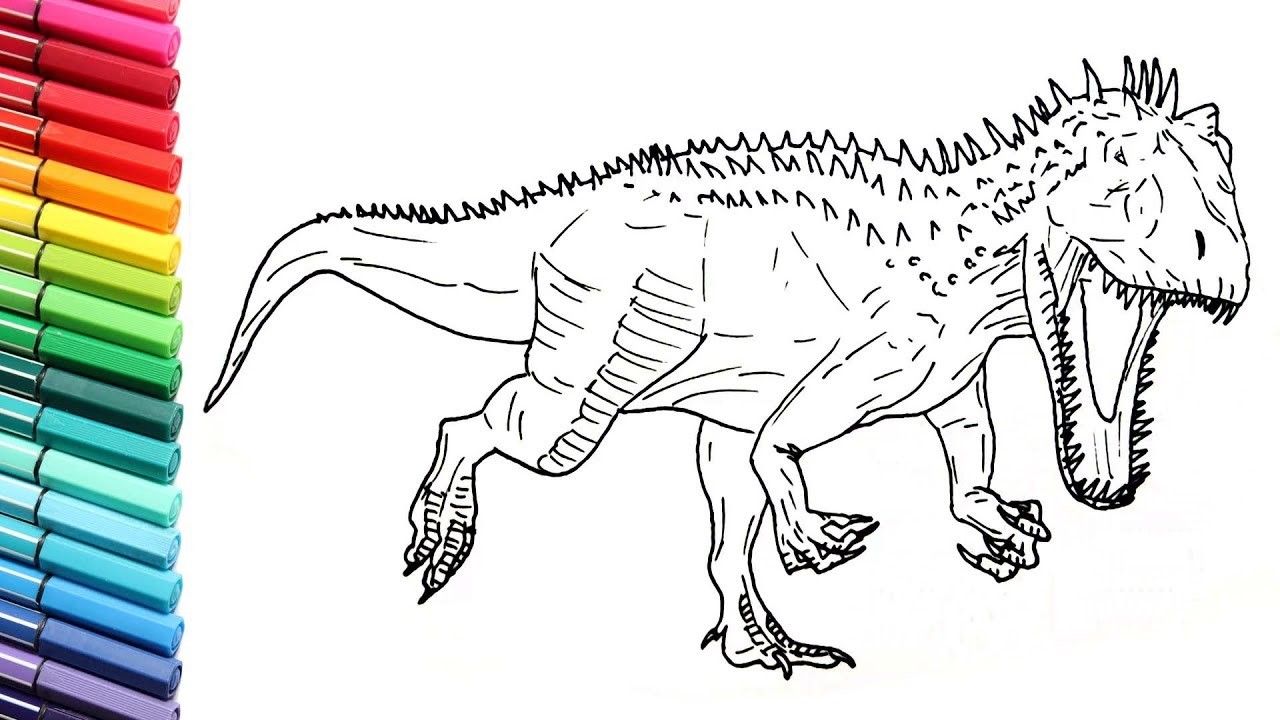 Jurassic World Dinosaur Coloring Pictures