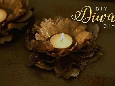 Easy & Creative DIY 'Diyas' for Diwali | Best Diwali Decoration Ideas 2017 | Pinterest Inspired!