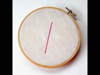 Embroidery How to Do Split Stitch